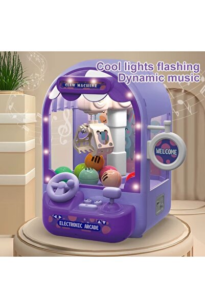 Toybox Kuromi Mini Claw Machine for Kids Arcade Game Toy with LED Lights & Adjustable Sound