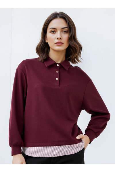 FAV Collared Neoprene Sweatshirt