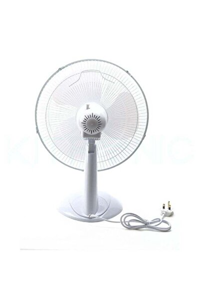 DLC Desk Fan DLC-1640T – Classic Elegant Design, 3-Speed Quiet Office/Home Fan