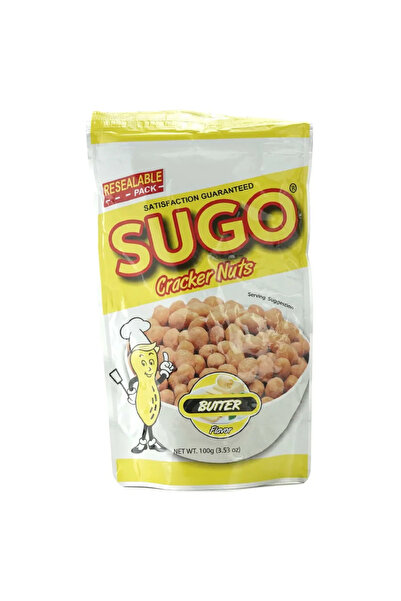 SUGO مكسرات مقرمشة بنكهة الزبدة - عبوة من 3 قطع، 100 غرام