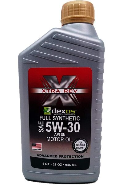 XTRA REV Full Synthetic Dexos Engine Oil 5W-30, 1 Quart