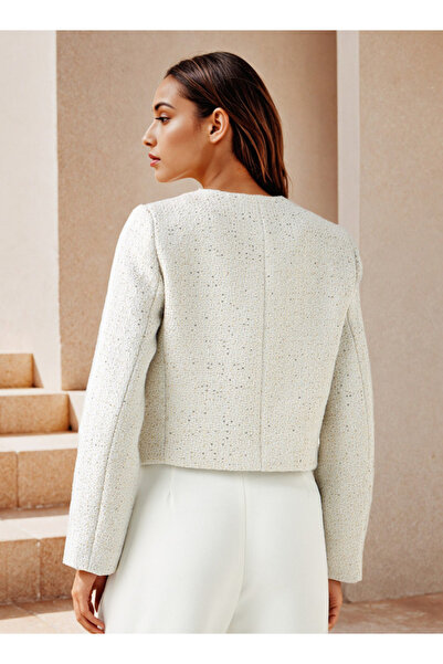 FAV Embellished Tweed Jacket