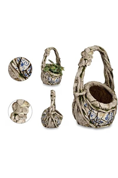 Ibergarden Ibergarden rustic decorative garden basket, 44x27, 5x25, 5cm