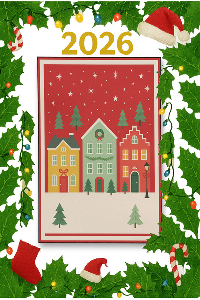 Rugs Modern Halı MOSSO Χριστουγεννιάτικο Θεματικό Σχέδιο Υφαντό Διακοσμητικό ...