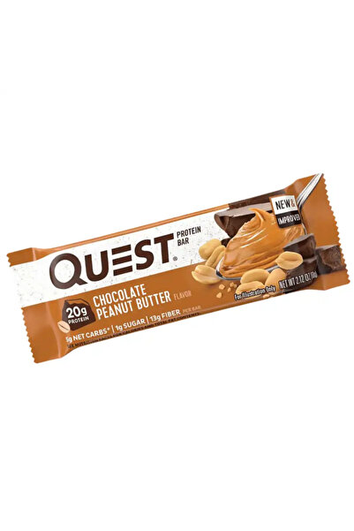 Quest Protein Bar With Chocolate Peanut Butter Flavor With 20gms Protein- 60gms Pack of 2