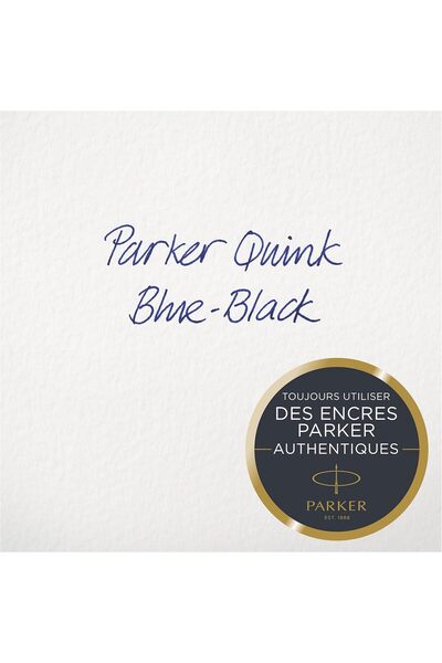 Parker Ink Bottle - Blue/Black, 57 ml