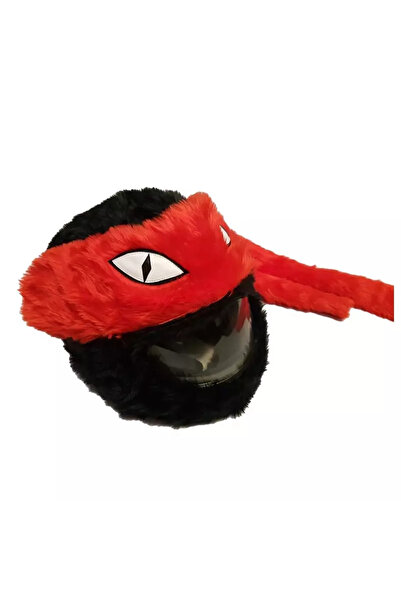 Gonga Husa amuzanta casca moto Funny Rider, marime universala, Gonga® Rosu