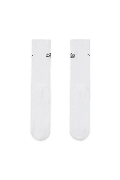 Nike Κάθεμερες κάλτσες με επένδυση, λευκές, unisex, καθημερινού στυλ