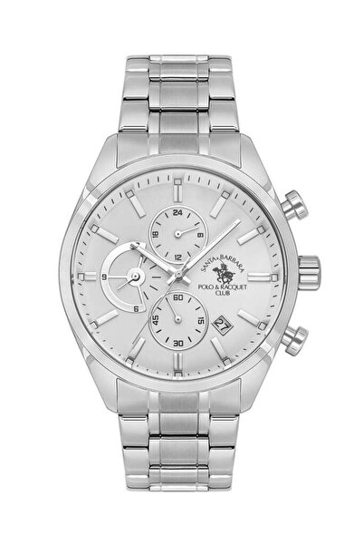 Santa Barbara Polo & Racquet Club & Racquet Club Sb.4.10051-1 Men's Wristwatch