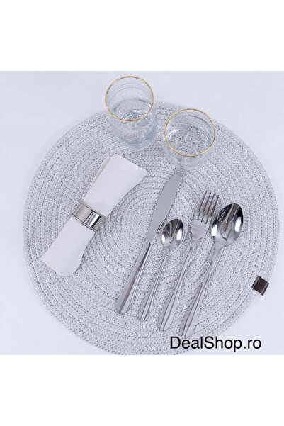 dealshopromania 24-piece stainless steel cutlery set for 6 people, diplomat box The ideal gift