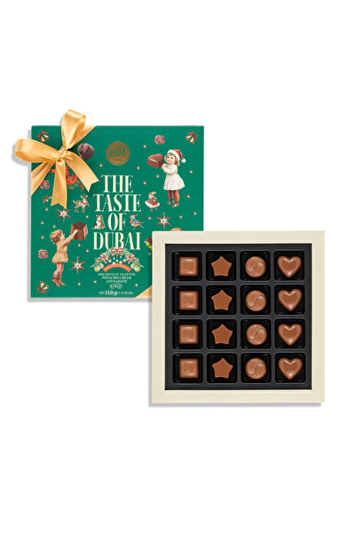 Elit Çikolata Kadayıflı ve Antep fıstıklı Krema Dolgulu Sütlü Çikolata Yeşil Kutu 168g