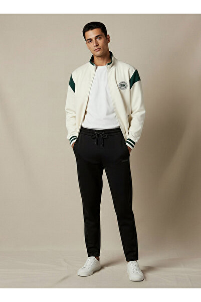 Starter Men Regular Fit Colourblock Varsity Jacket