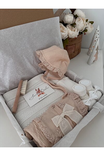 Sincabın Düşleri Welcome Baby Newborn Luxury Premium Gift Clothing Set Knitwe...