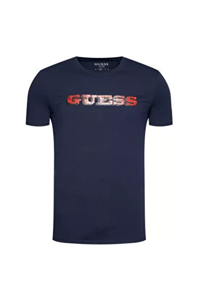 Guess navy t-shirt with front logo