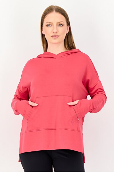 SKECHERS Women Sportswear Fit Long Sleeve Outdoor Hoodie, Red