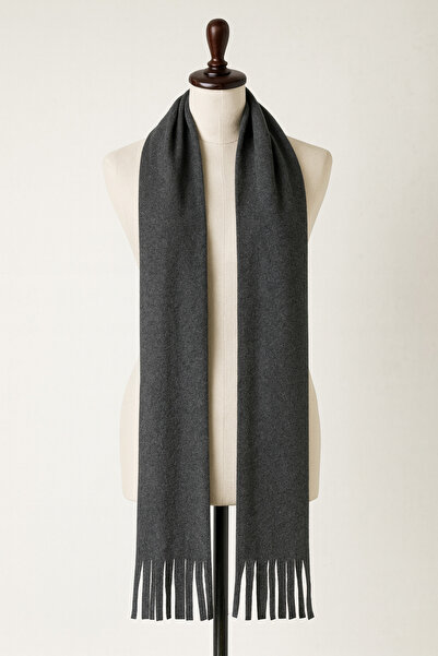 ELMODA Men Women Unisex Gray Transitional Scarf