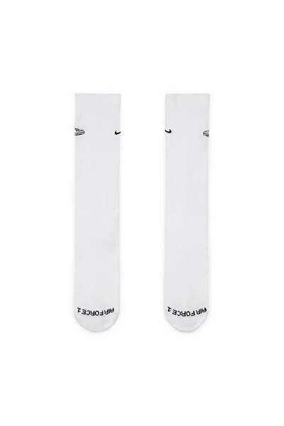 Nike Κάθεμερες κάλτσες με επένδυση, λευκές, unisex, καθημερινού στυλ