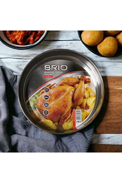 dealshopromania Тава за печене Brio от неръждаема стомана 36 см