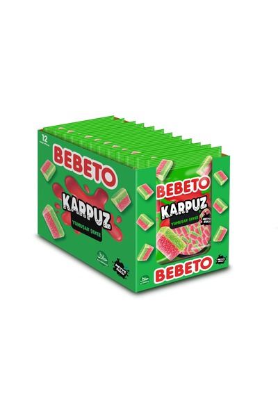 BEBETO Watermelon 80 Gr. Jelly |   12 Pack