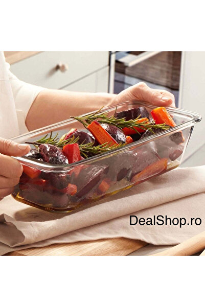dealshopromania Tavă de tort rezistentă la căldură Yena Borcam 1,63 litri 31 x 12,5 cm 59104