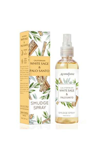 Aromafume Spray de camera smudge salvie alba si palo santo, Aromafume, 100 ml