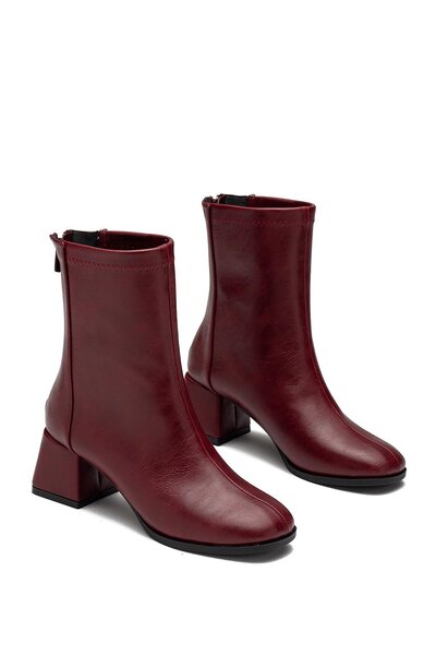 Dedos Cizme de zi cu zi cu toc pentru femei cu fermoar 4210