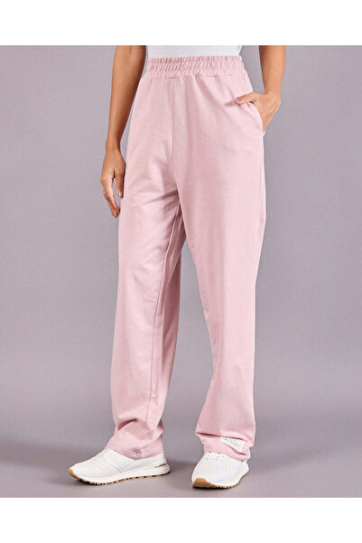 REDTAG Women Pink Solid Wide Leg Active Pants