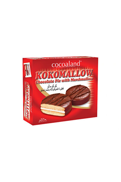 cocoaland فطيرة شوكولاتة كوكومالو مع مارشميلو - 24 × 28 جرامًا - عبوة من قطعتين