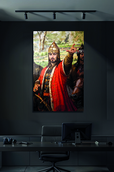 B&G DESIGN Pictură decorativă de perete cu tematică istorică: Portret de răzb...