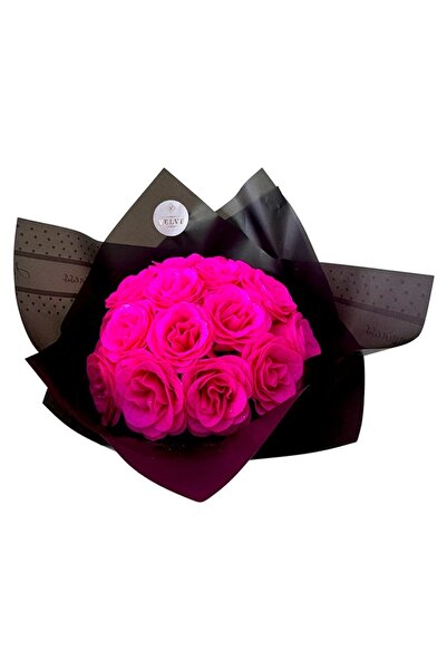 velve Buchet Glitter Roses cu 19 trandafiri de sapun, Roz