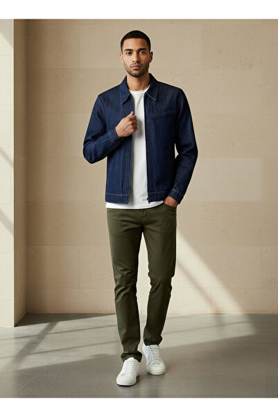 FAV Men Regular Fit Zip Through Jacket