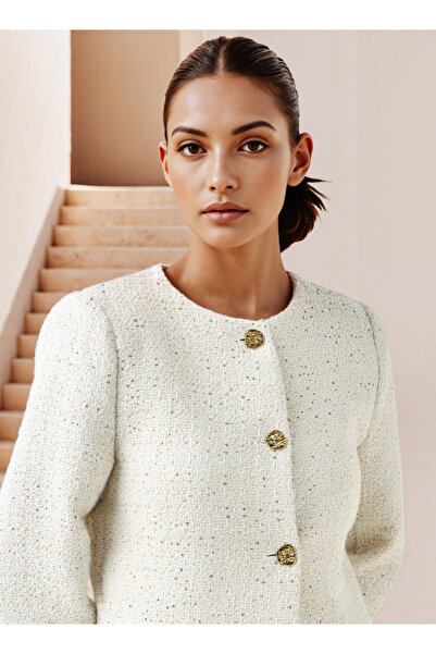 FAV Embellished Tweed Jacket