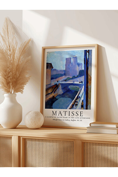 Patika Poster – Matisse “Notre-Dame” | Çerçeveli Poster | Modern Duvar Dekoru...