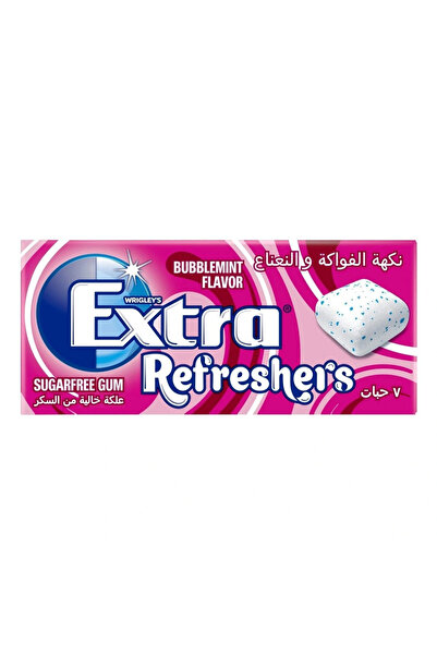 Wrigleys علكة إكسترا ريفريشرز بنكهة النعناع المنعشة الخالية من السكر - ١٥٫٦ غرام، عبوة من قطعتين