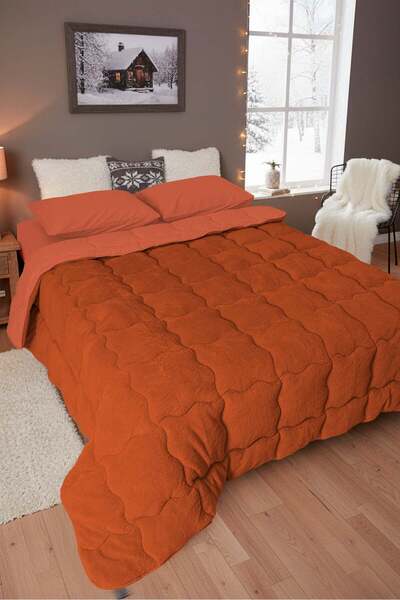 BELENAY Sherpa Double Comforter Set