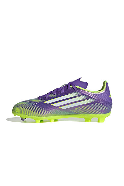 adidas F50 League Fg/Mg J Youth Multi-Surface Soccer Cleats Jh7747 Purple