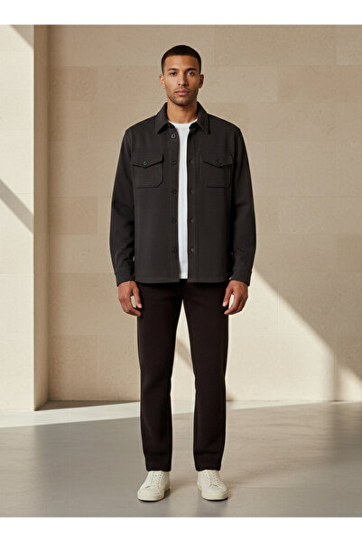 FAV Men Regular Fit Flap Pocket Shacket