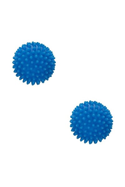 OEM Set of 2 dryer balls to reduce drying time and prevent creasing, 7.2 cm, blue