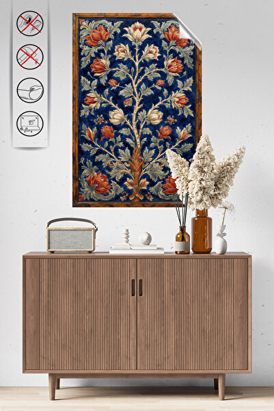 Akıllı Kağıt Statik Tutunma Özellikli Tablo - Poster Çini (Model- 7)