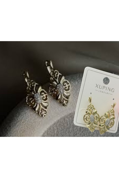 DİAVENTA TAKI VE AKSESUAR Xuping Steel Diamond Patterned Stone Premium Design Model | 2.5cm