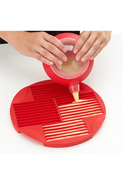 ElastiX shop Breadstick mold, biscuit mold, red biscuit tray, Elastix