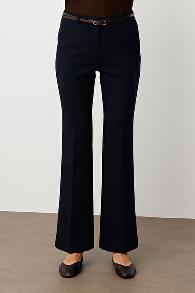 Ekol Buy Belted Spanish Flare Pants