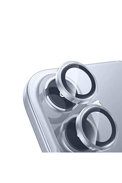 HTstore iPhone Compatible 17 Zore Micro Camera Lens Protector-Silver