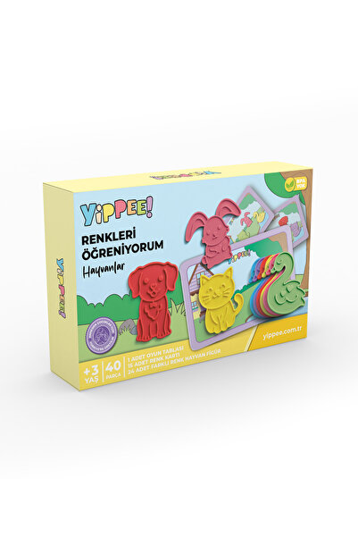 YİPPEE أنا أتعلم الألوان - مجموعة ألعاب تعليمية لمطابقة الألوان