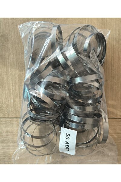 gen 65-88 Hose Clamp Chrome Material 12mm Width (50 Pieces)