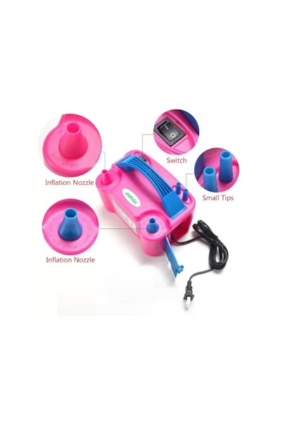 OEM Pink Electric Balloon Inflator
