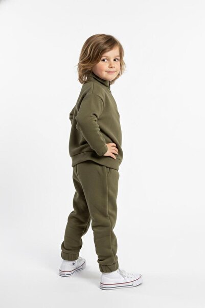 MiaBaby Zipper Detailed Şimşek Printed 2-Piece Set