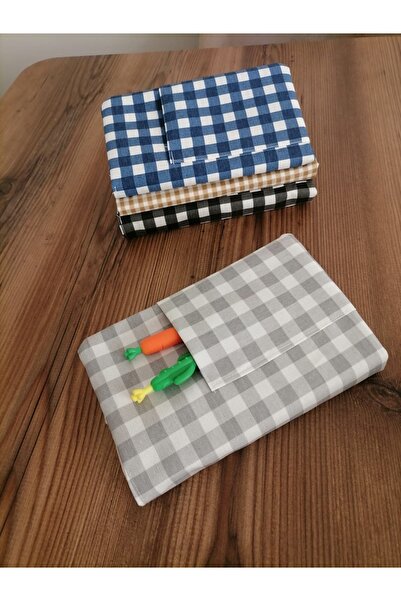 Handmade Waterproof Book Cover with Pockets Adjustable Elastic Lined Large Si...