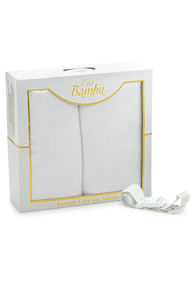 ihvan online Luxury Bamboo Hajj Umrah Belted Ihram Set