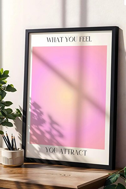 Saturn Ce te atrage pe sine? Pictură înrămată cu aură, culori energetice